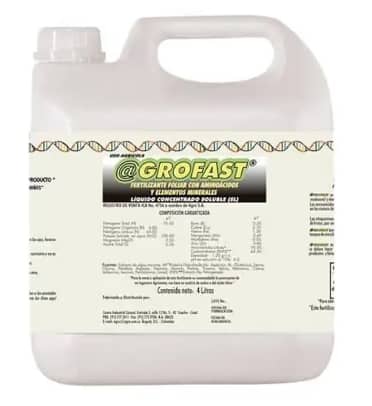 Fertilizante orgánico Agrofast x 4 Lt
