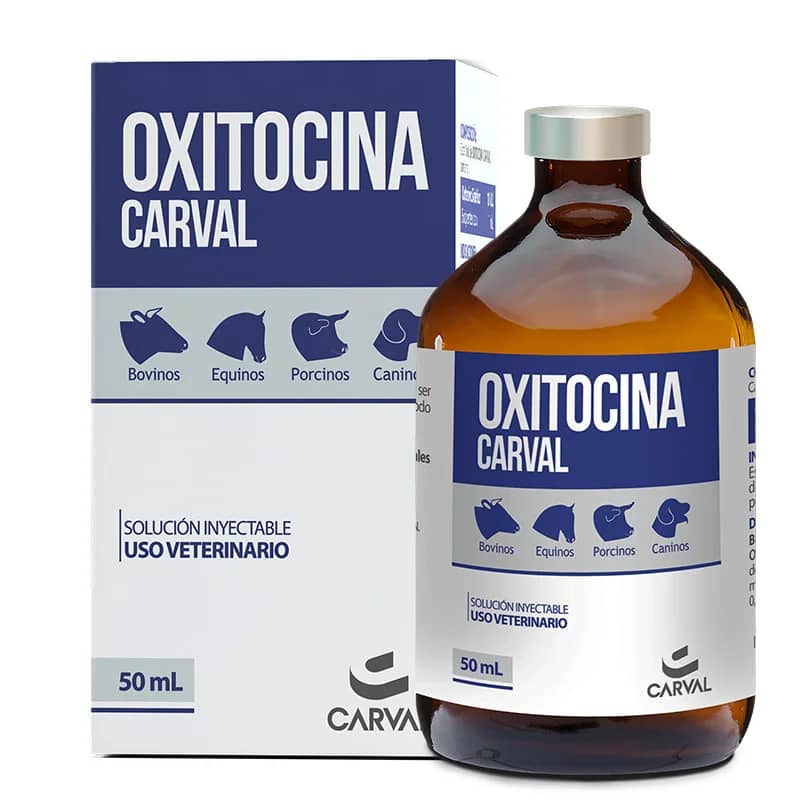 Oxitocina veterinaria 50 mL Carval Inducción del parto y manejo de retenci�