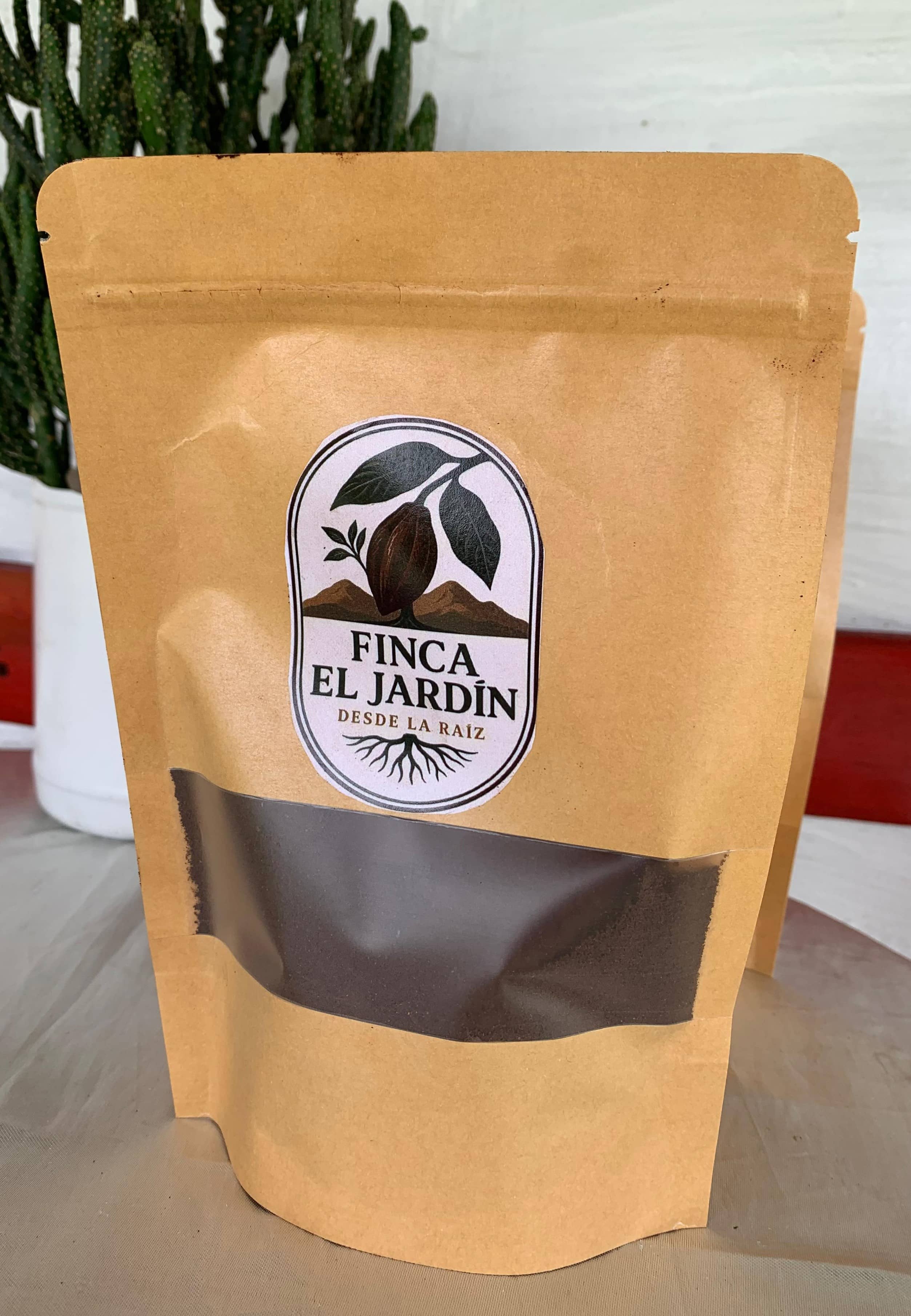 100% cacao en polvo tostado artesanal mente