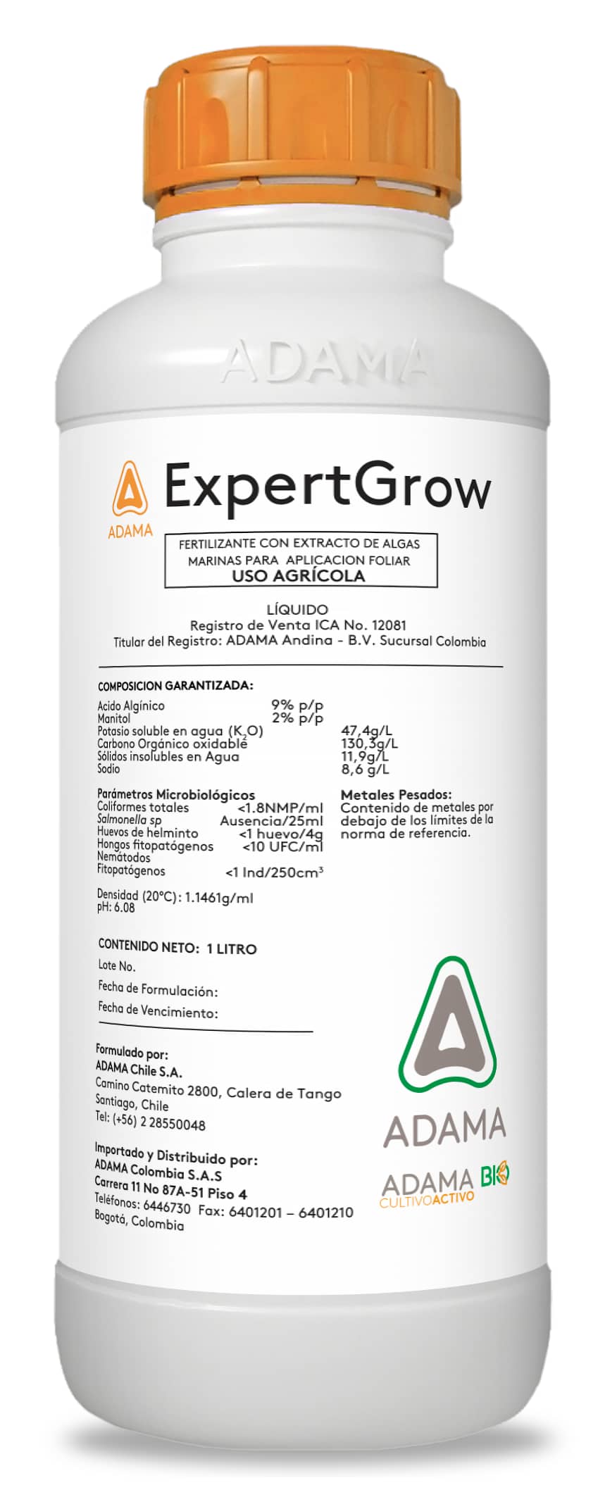 Fertilizante Expertgrow® x 1 Lt - Adama