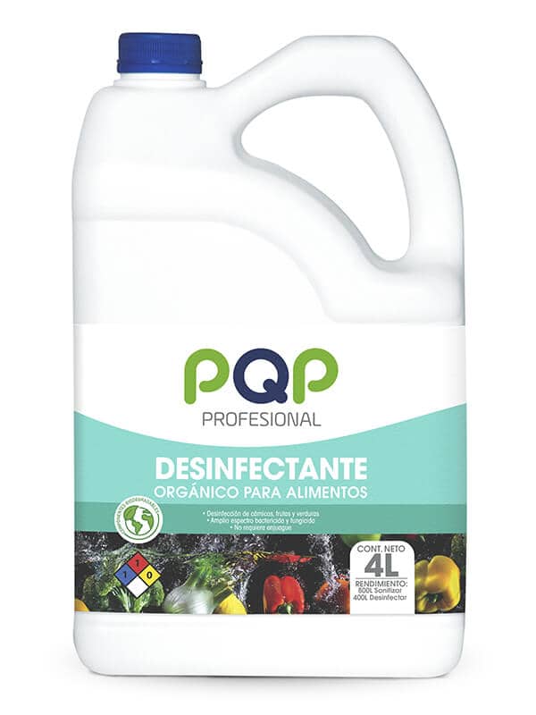 Desinfectante Orgánico PQP Pro 4L – Limpieza ecológica