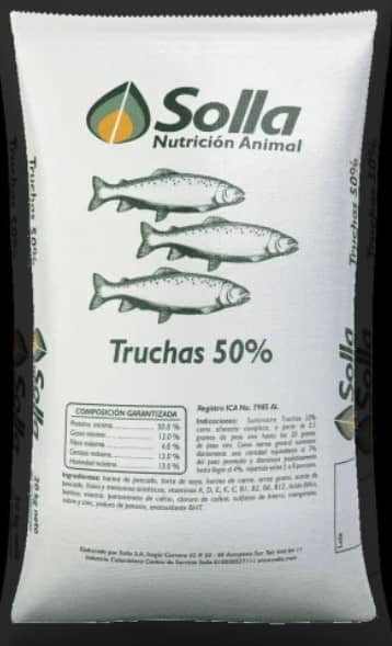 Alimento Truchas 50% x 20 Kg