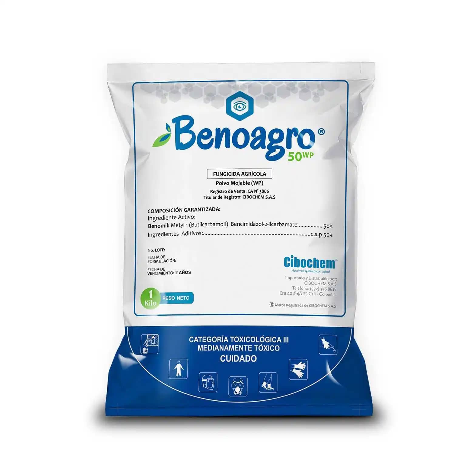 Fungicida Benoagro 50 WP x 1 Kg