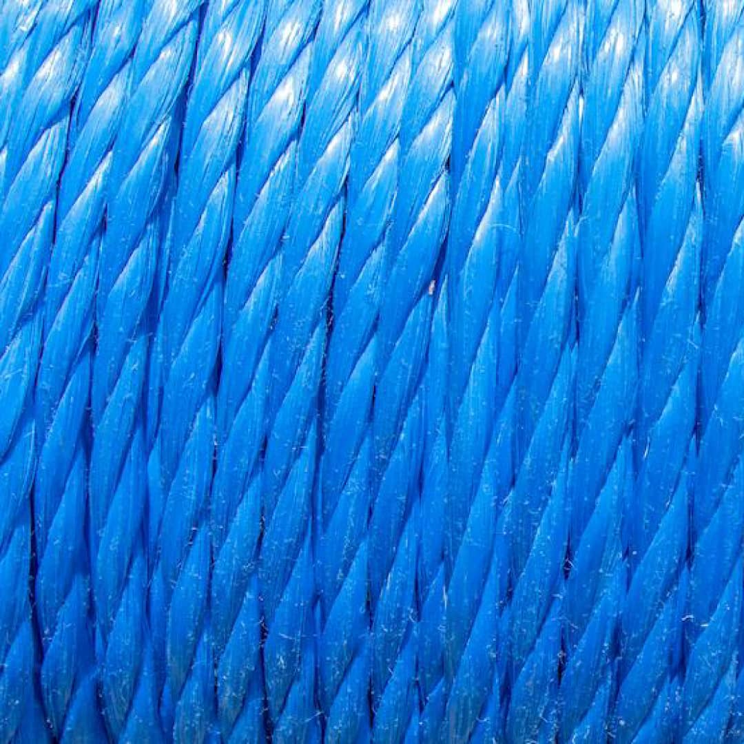 Soga PP 3mm, rafia 1/8in, cono x1000m,sinuv,negro/multiusos en GS2000