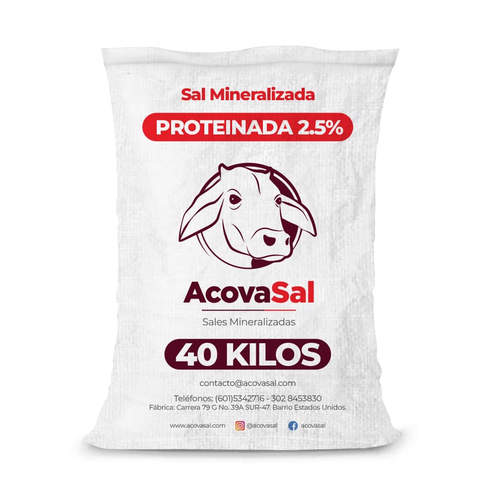 Sal Proteinada 2.5 % x 40 Kg
