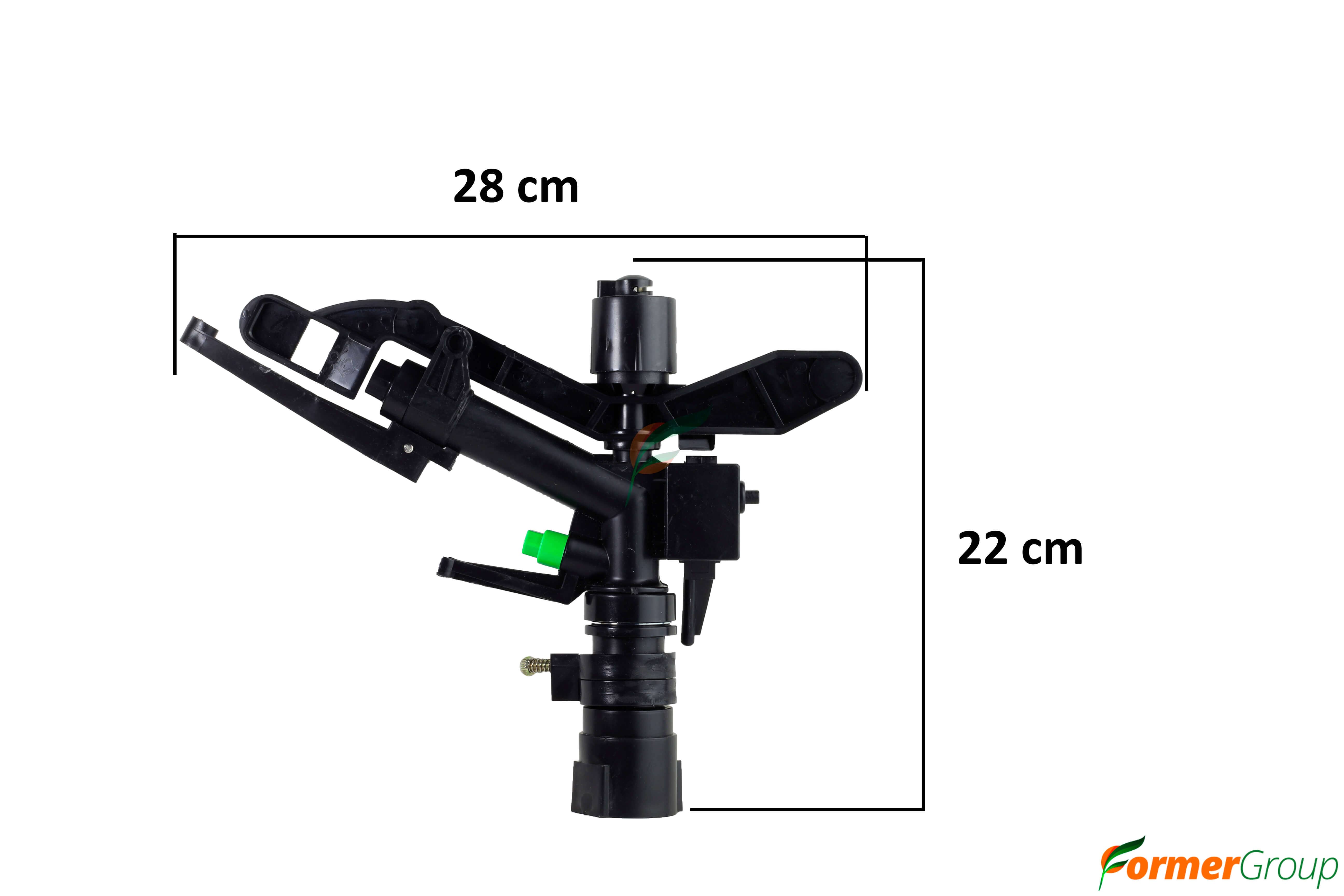 Aspersor de riego - largo alcance 360°