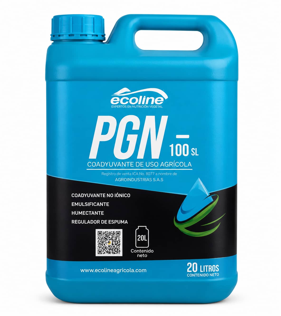 PGN 100 Coadyuvante agrícola no iónico – 20 L