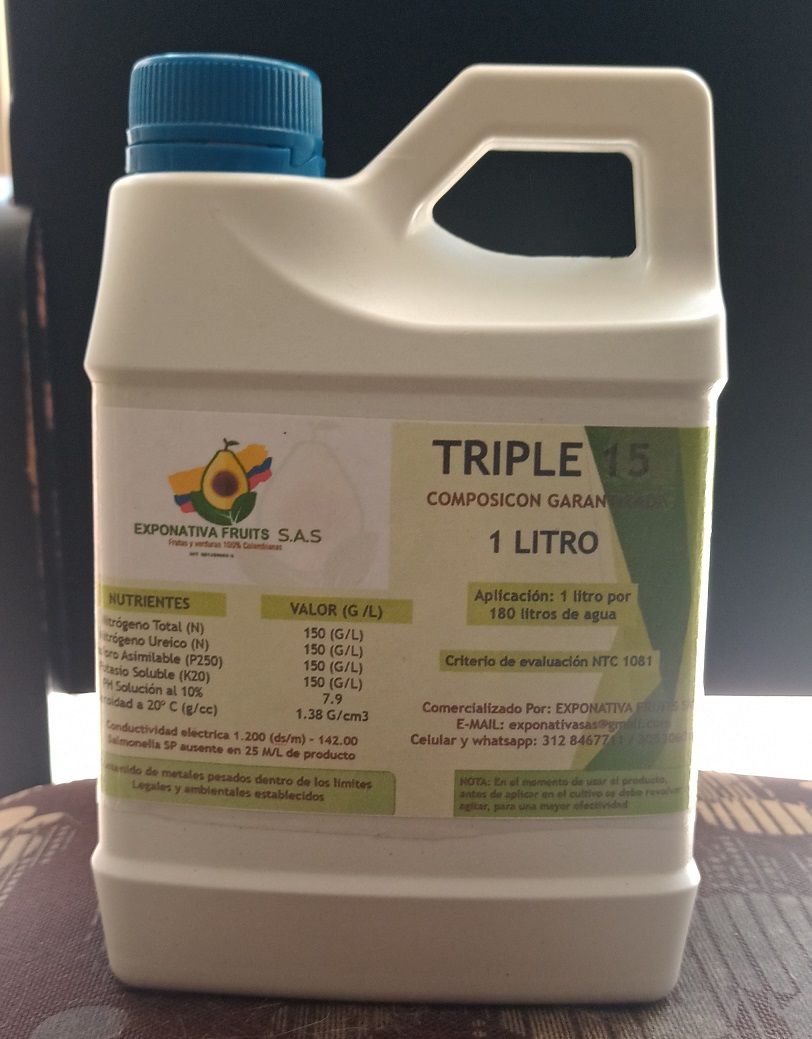 Fertilizante Triple 15 x 160 Lts