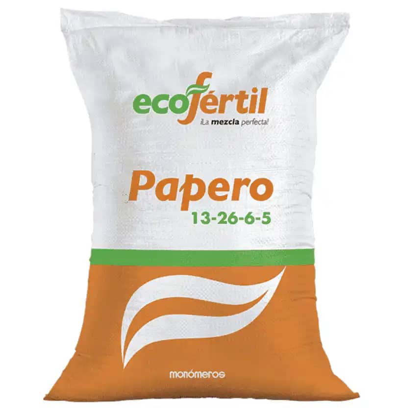 Fertilizante Papero 13-26-6-5 x 50kg
