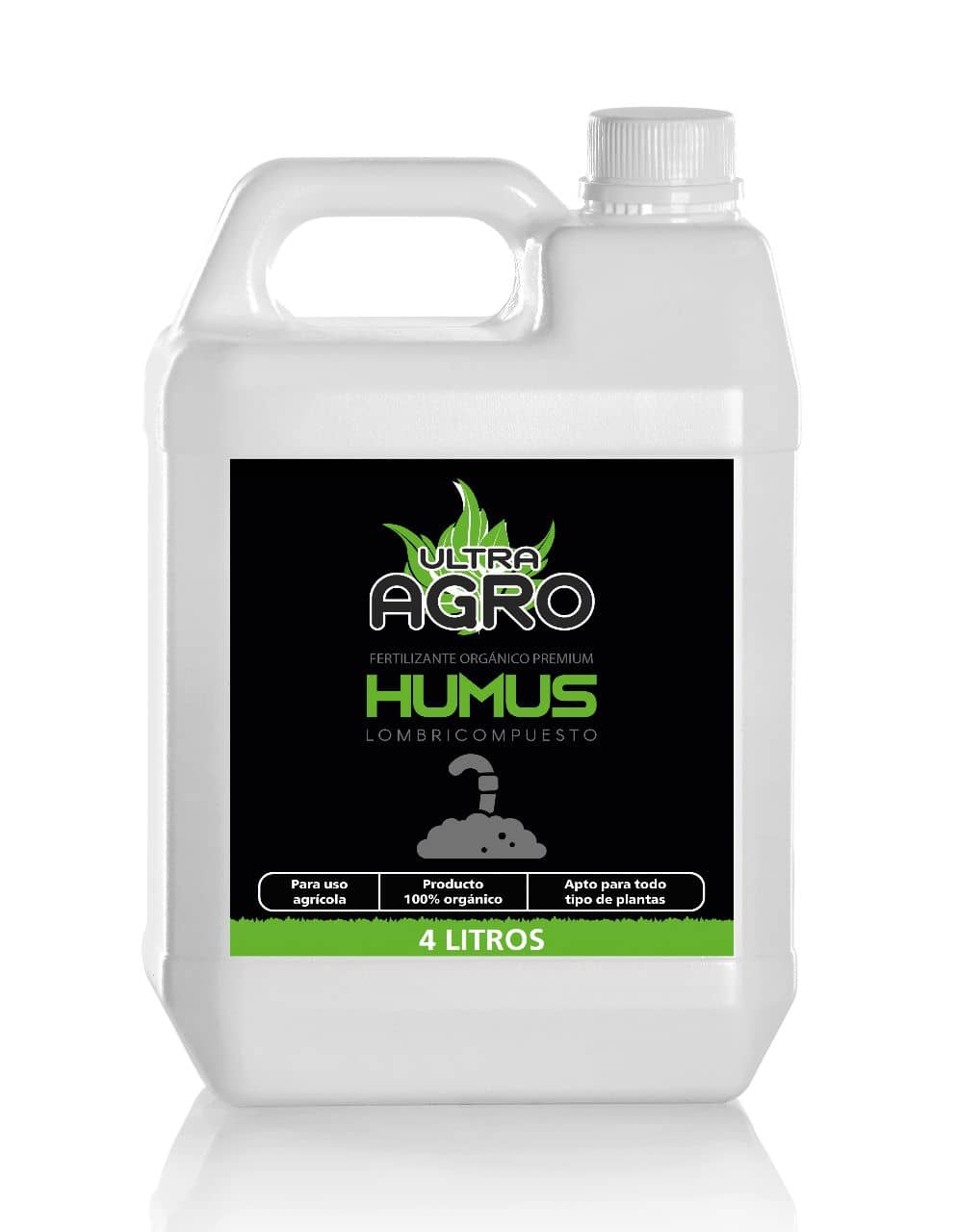 Fertilizante Humus líquido concentrado x 4 Lt