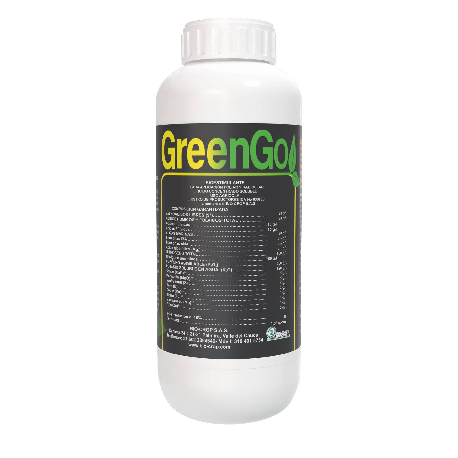 Bioestabilizador Greengo SL x 1 Lt | Regenerador de Suelos