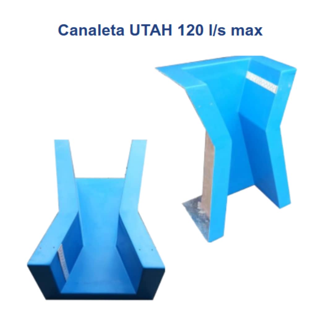 AGUA - Canaleta UTAH 120 l/s Max