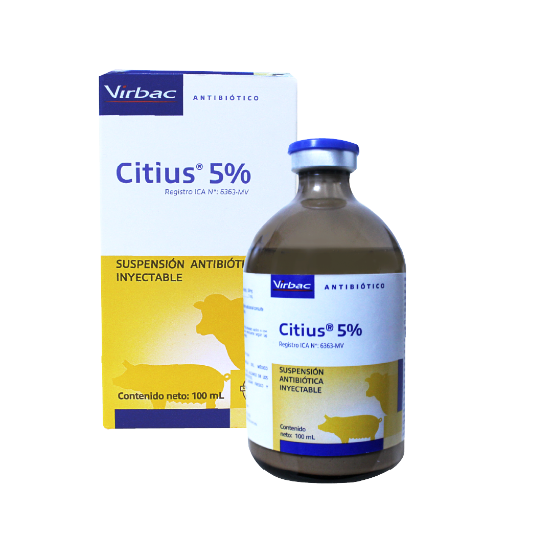 Antibiótico Citius 5% x 100 Ml