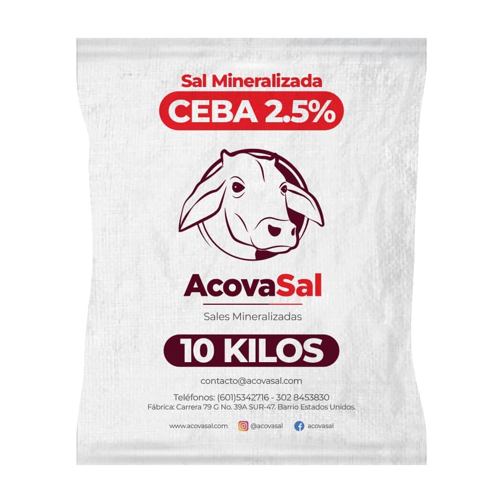 Sal Mineralizada Premium Ceba 2.5 % x 10 Kg