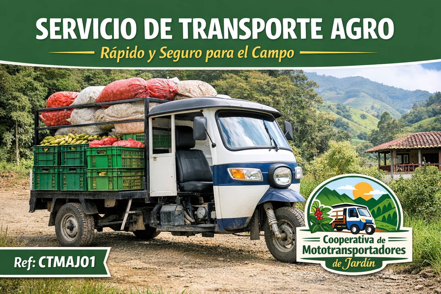 Servicio de Transporte Agro | Mototransportadores de Jardín