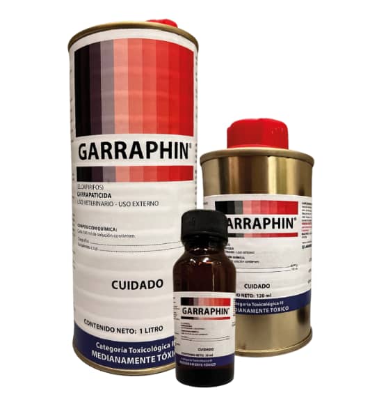 Garraphin® | Antiparasitario externo para ganado y mascotas