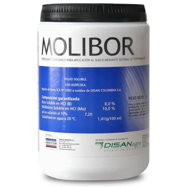 Fertilizante foliar Molibor x 1 Kg - Disan