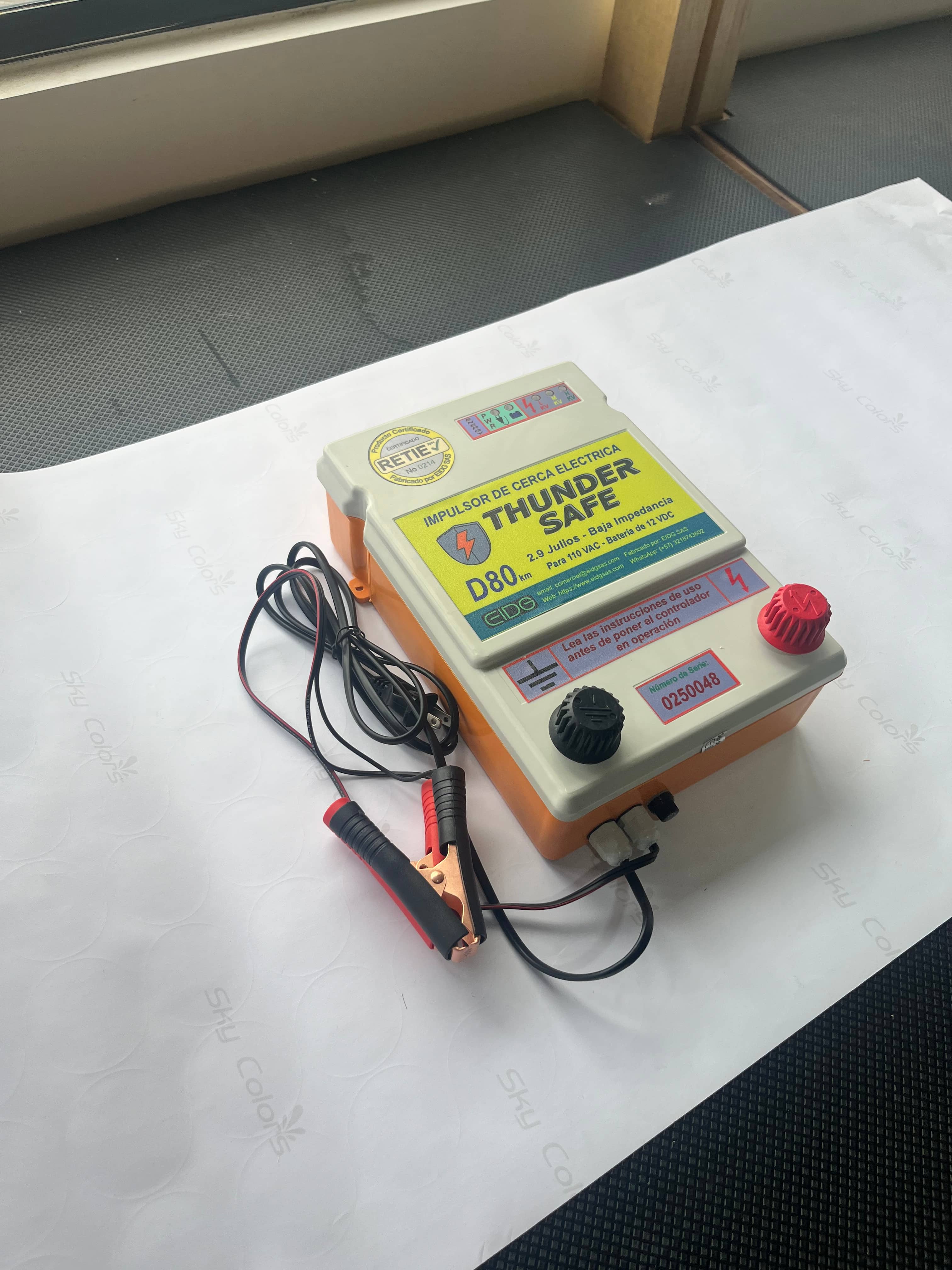 Impulsor de Cerca Eléctrica Thunder Safe D80KM