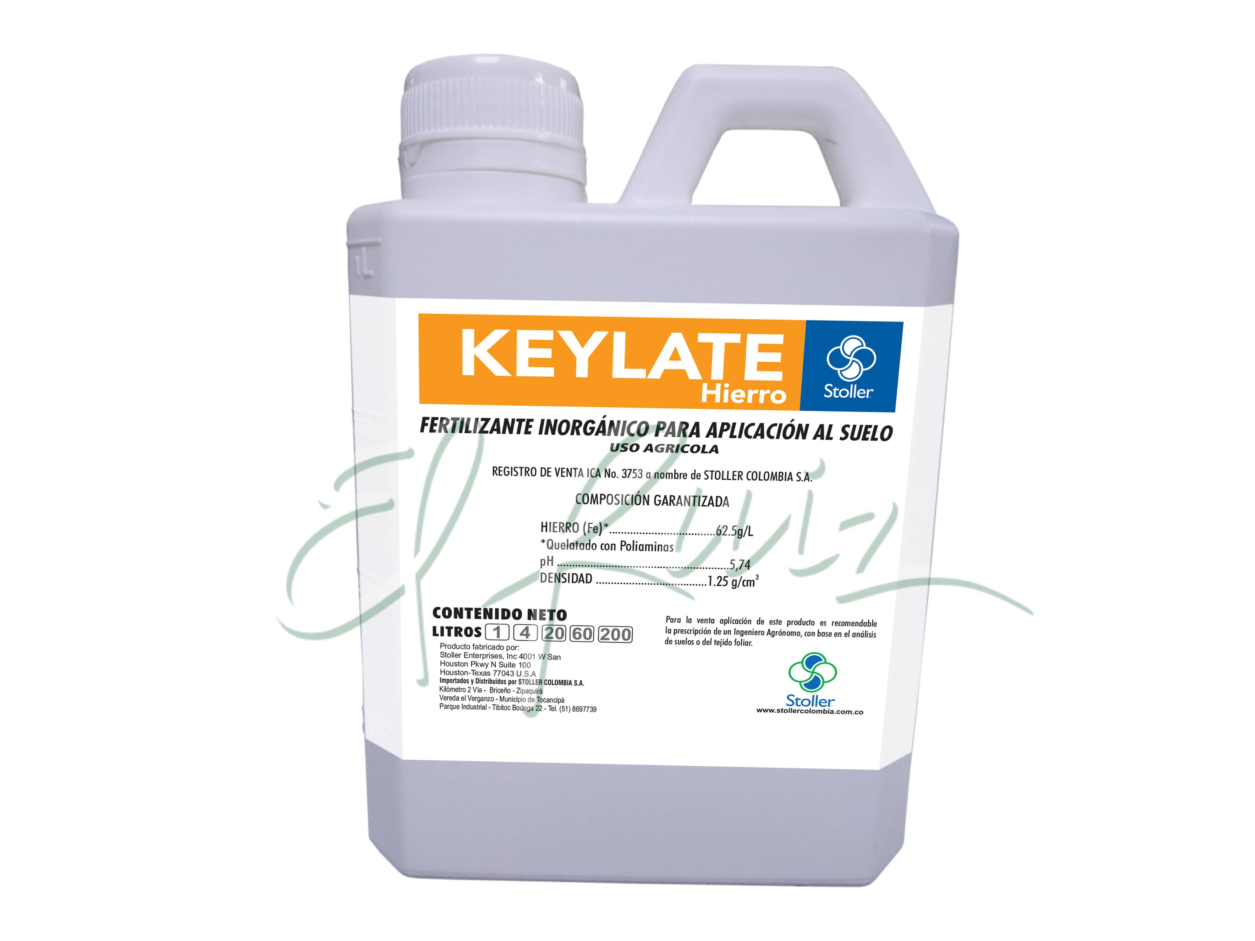 Fertilizante Keylate Hierro x 1 Lt - Stoller