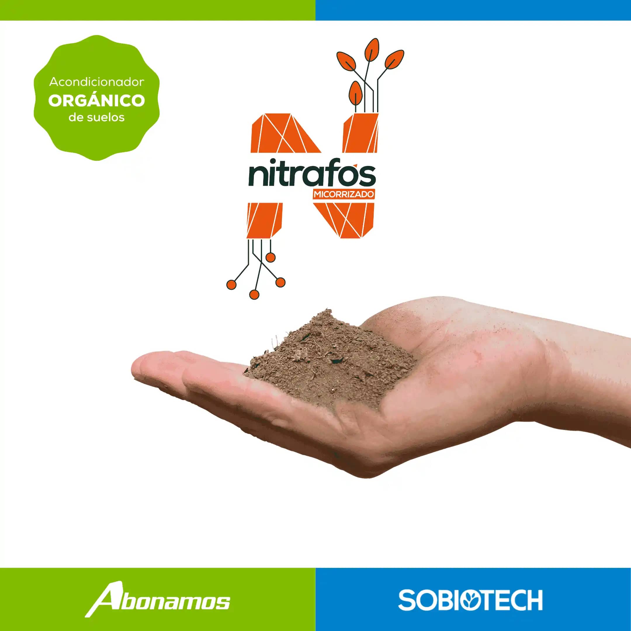 Acondicionador de suelo Nitrafos Micorrizado x 50 kg
