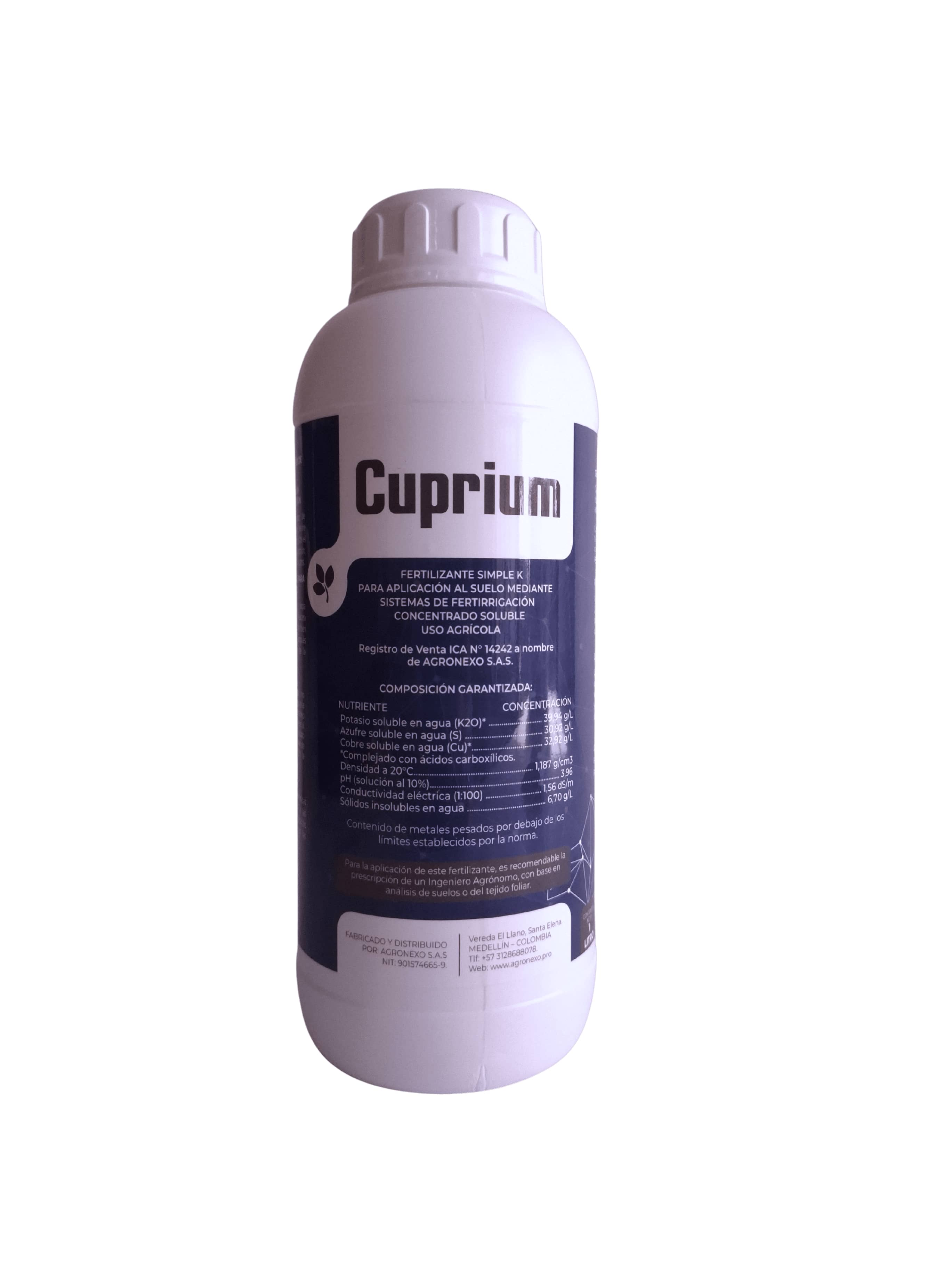 Cuprium Agronexo SAS 1 L | Fertilizante Agrícola