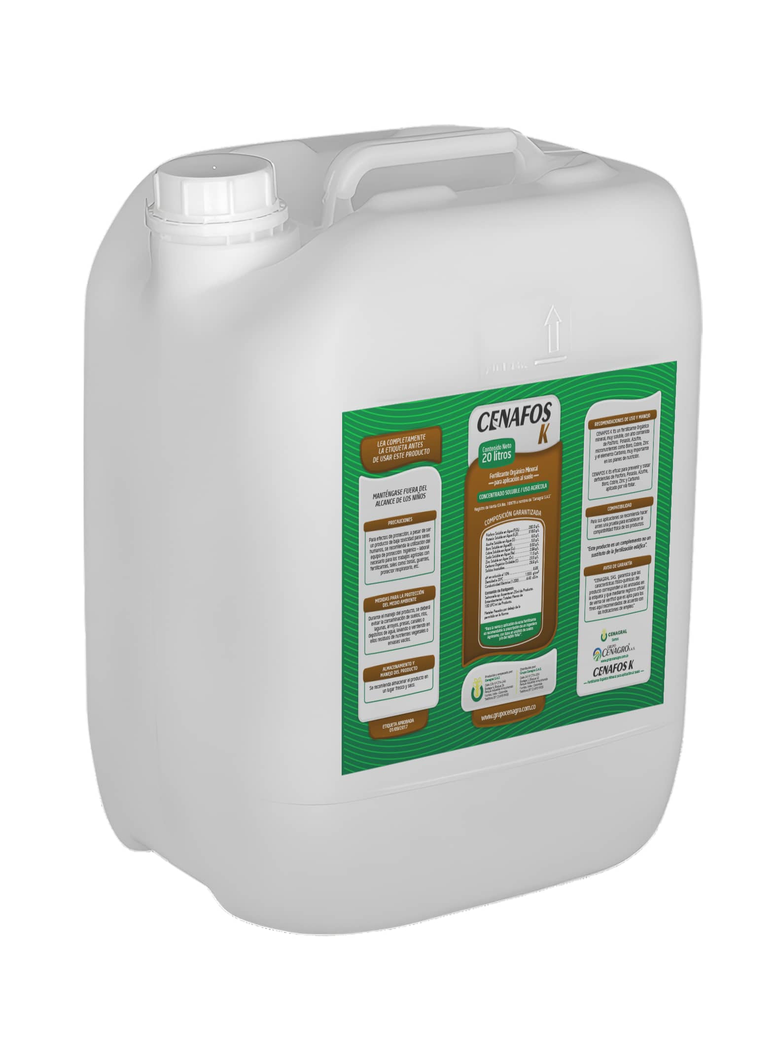 Cenafos K 20  Lt – Fósforo y Potasio para Llenado y Rendimiento