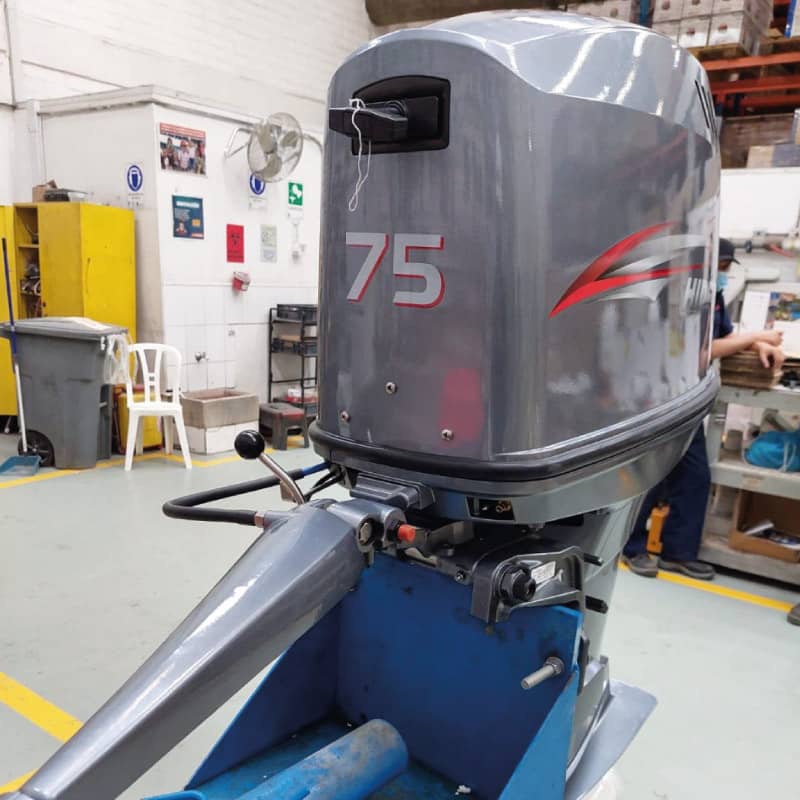 Motor Fuera de Borda Hidea 75 HP 2 Tiempos Arranque Dual