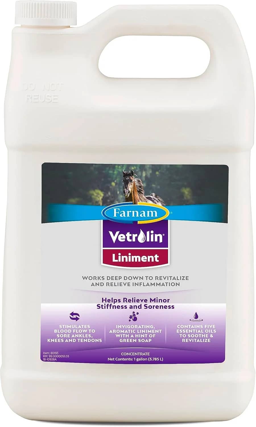 Vetrolin Liniment alivio muscular y articular caballos