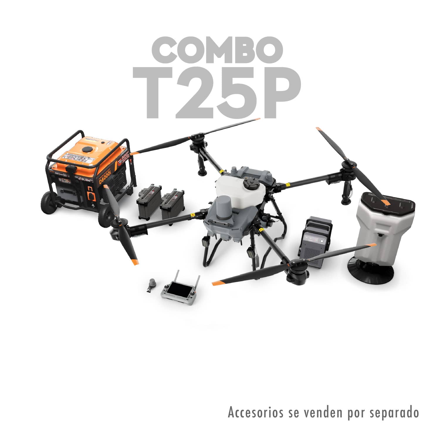 Dron agrícola DJI AGRAS T25P para cultivos medianos