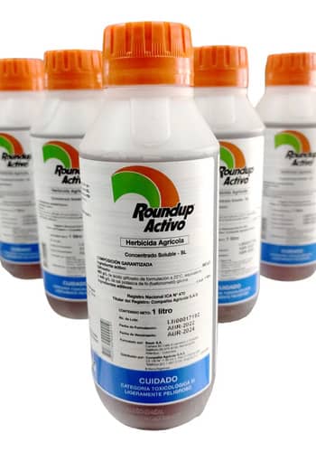 Roundup Activo Glifosato 1L Herbicida Total ICA