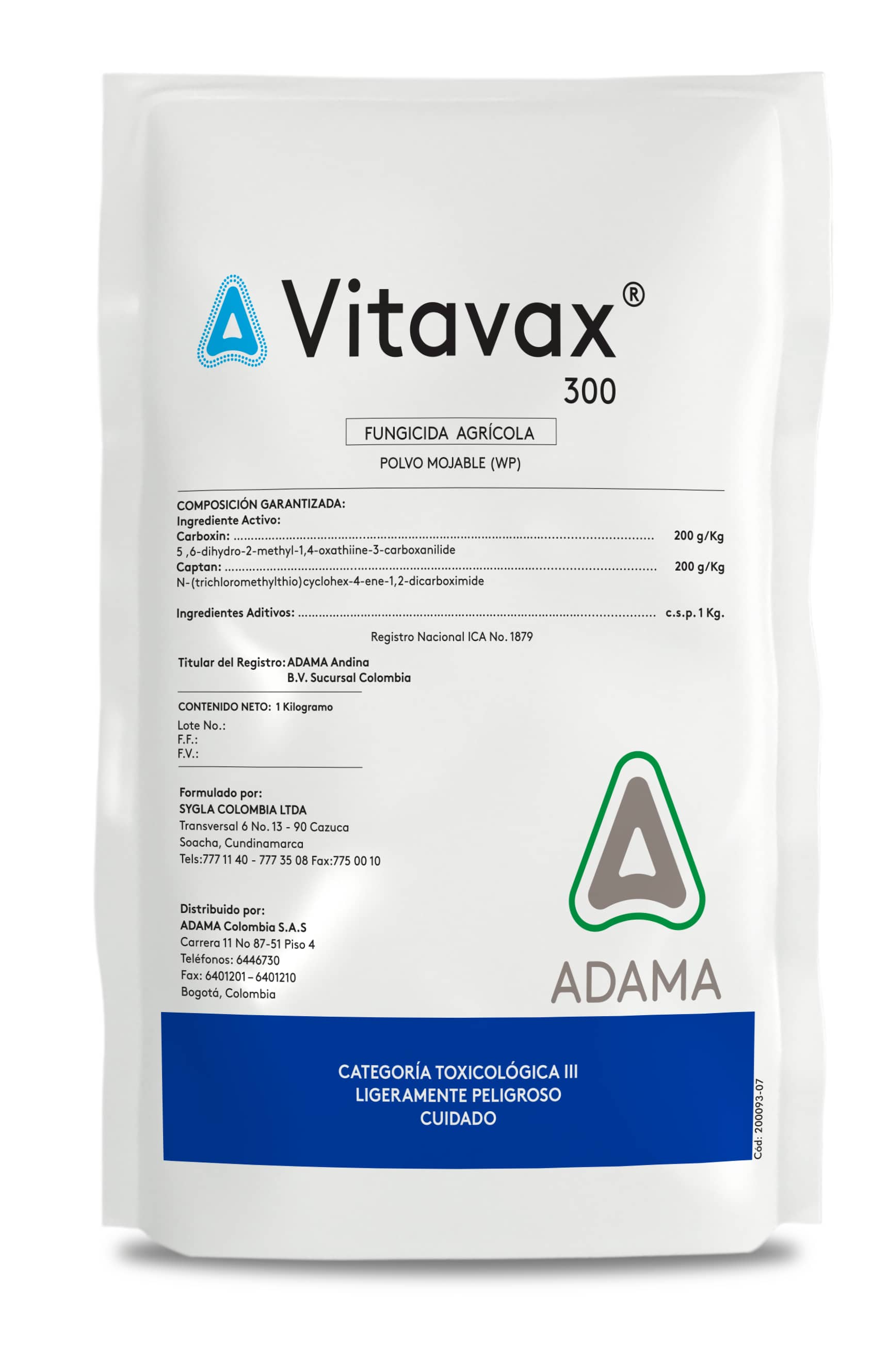 Fungicida Vitavax 300 WP x 1 Kg - Adama