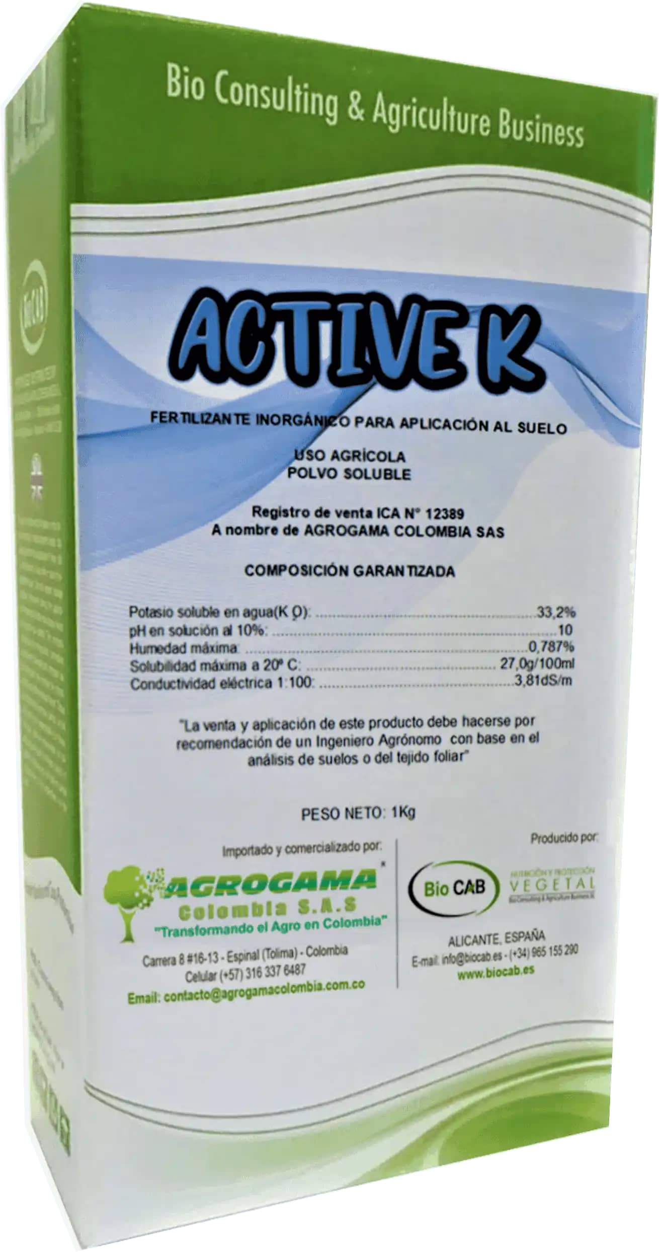 Bioestimulante soluble Active K 1kg