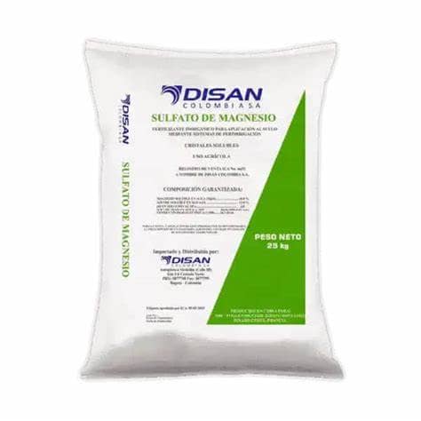 Fertilizante Sulfato Magnesio 25Kg | Mg y S