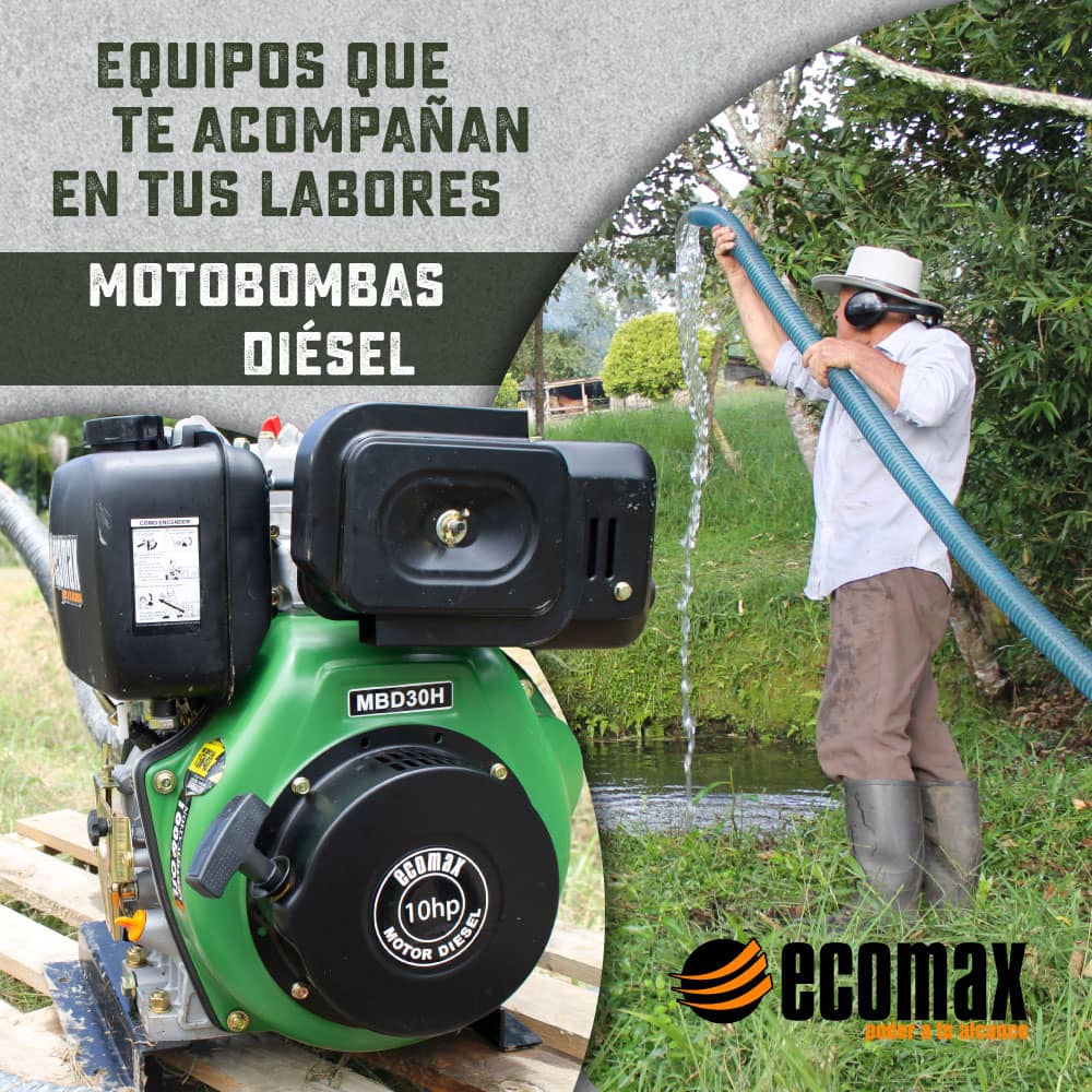 Motobomba Autocebante Diesel 2x2 - Ecomax MBD50