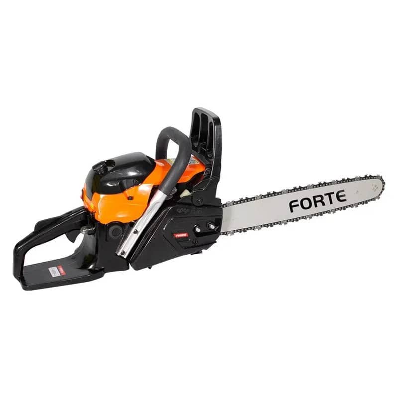 Motosierra Forte 51CC con Espada de 18  - Potente y Precisa para Cortes de Madera