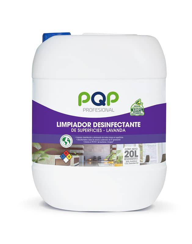 Limpia Pisos Lavanda PQP Pro 20L – Desinfección y aroma duradero