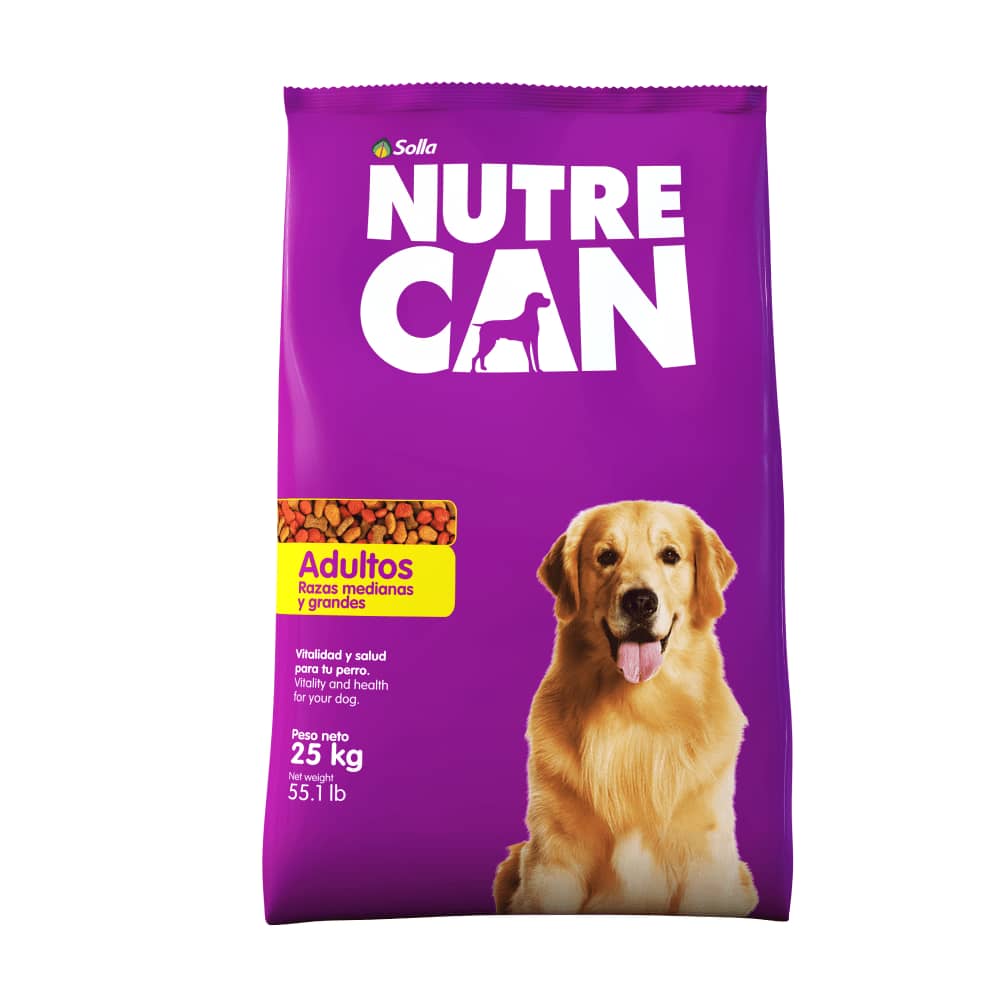 Nutrecan Adultos Razas Medianas y Grandes x 25 kg