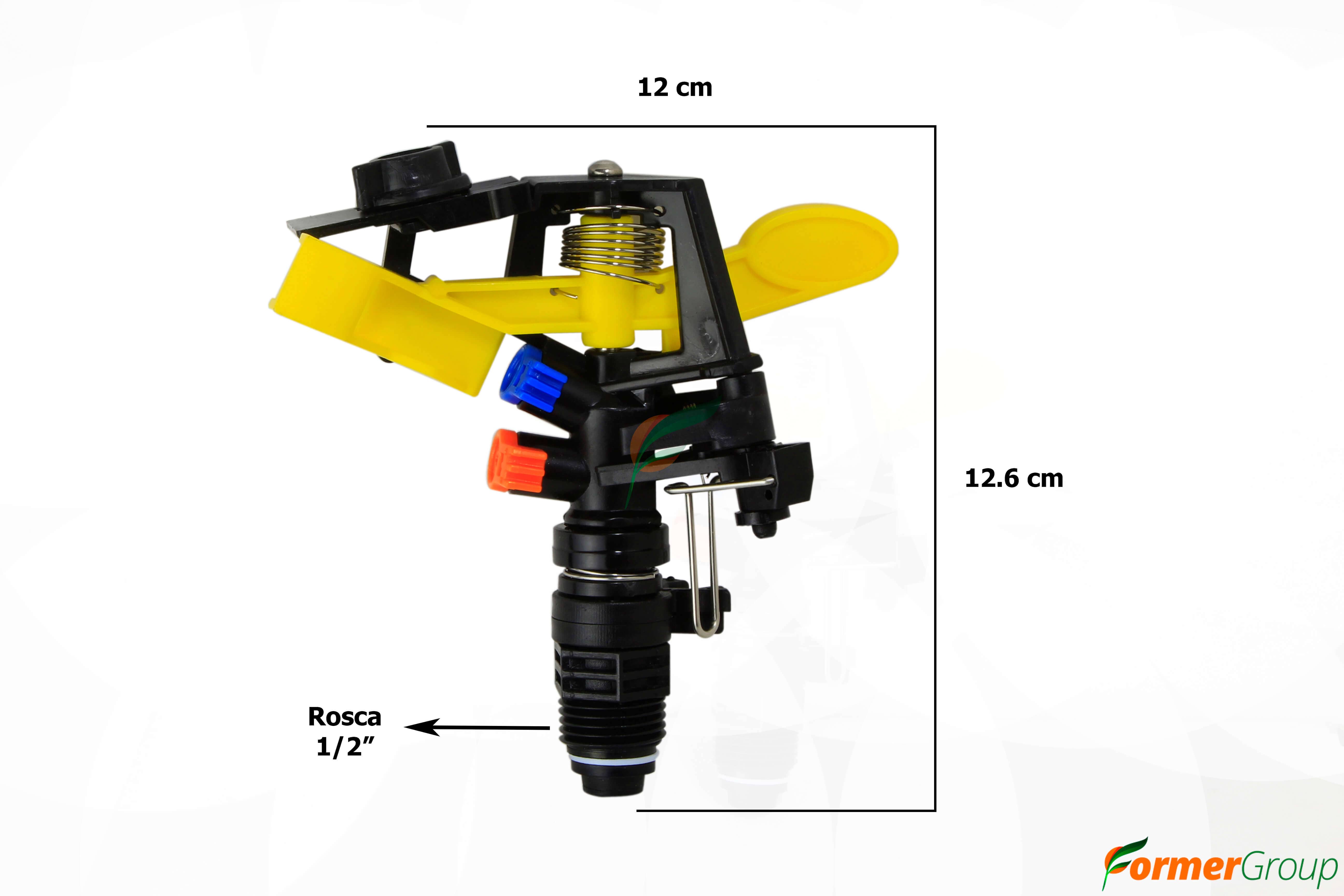 Aspersor Giratorio 360° ½” – Riego Uniforme (10 uds)