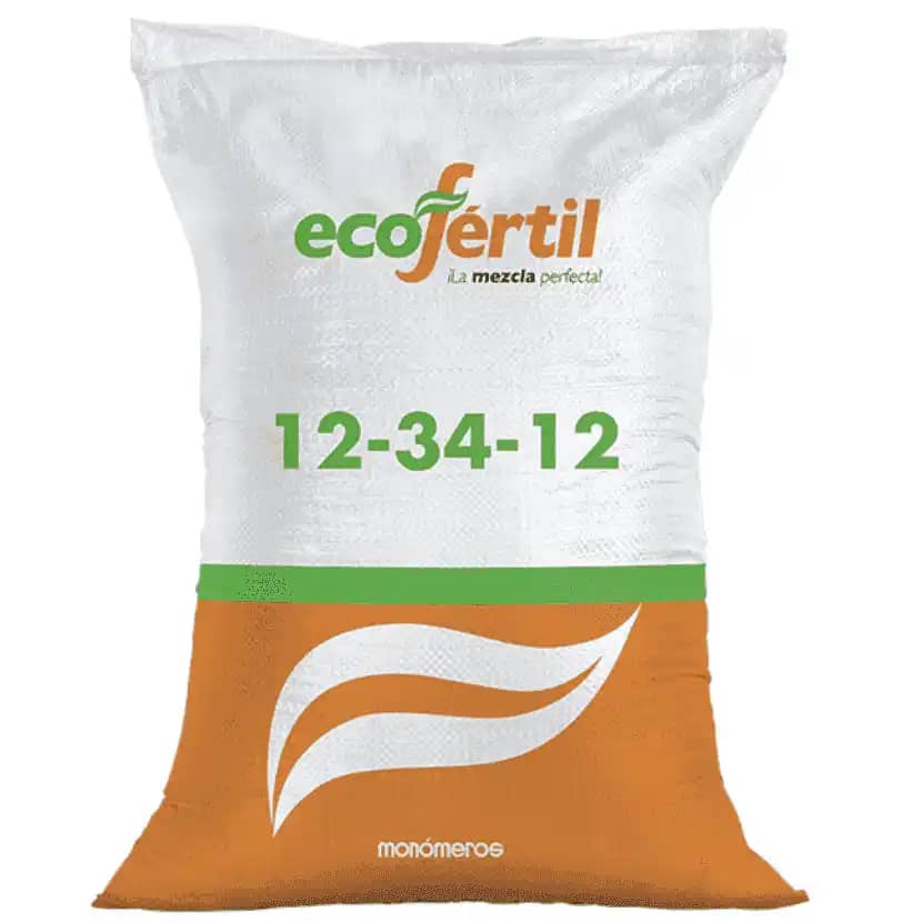 Fertilizante 12-34-12 x 50 Kg - Ecofértil