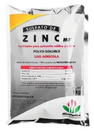 Fertilizante Sulfato de zinc x 1 Kg