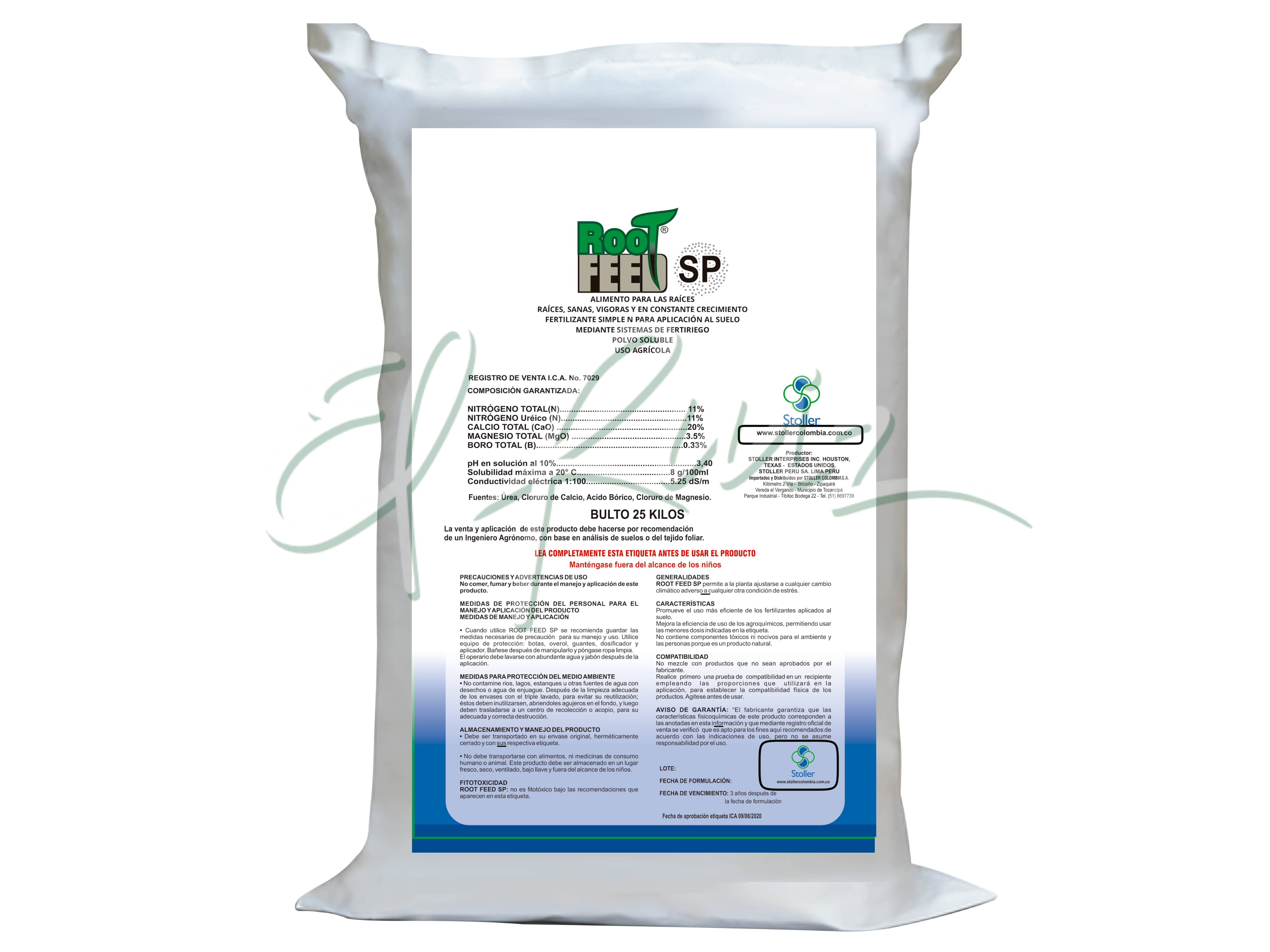 Fertilizante Root Feed SP x 25 Kg - Stoller