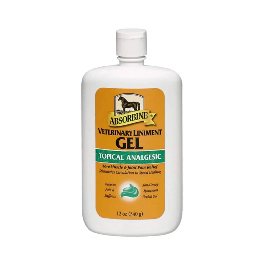 Linimento Gel Absorbine caliente | Alivio muscular caballos