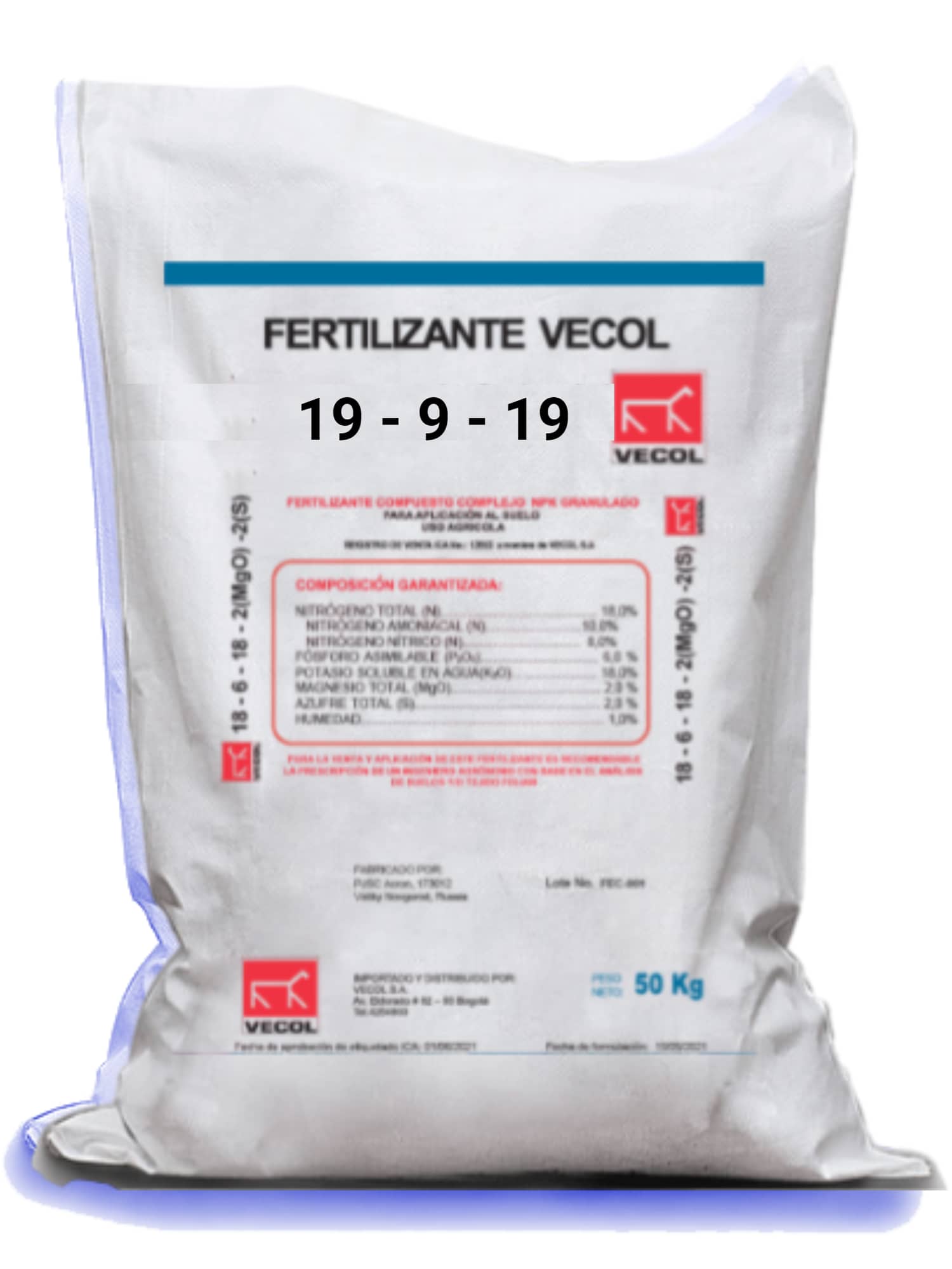 Fertilizante Edáfico 19-19-19 x 50 Kg