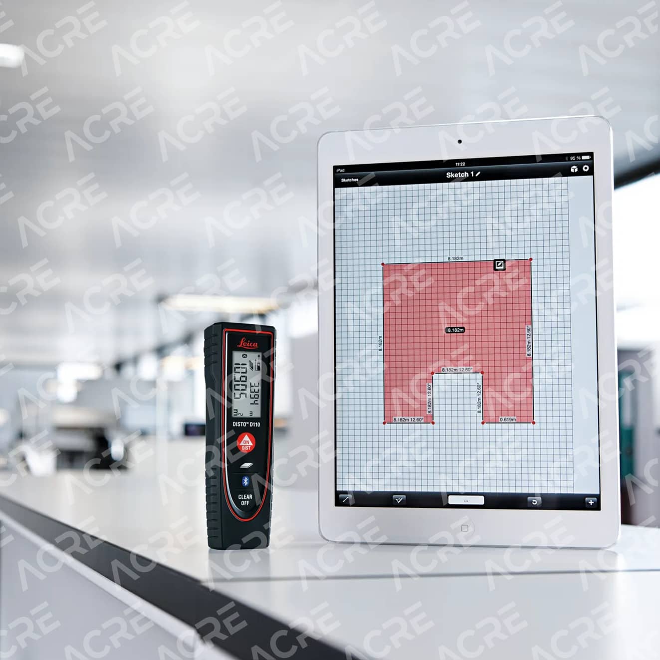 Leica DISTO D110 60 m | Distanciómetro Láser con Bluetooth