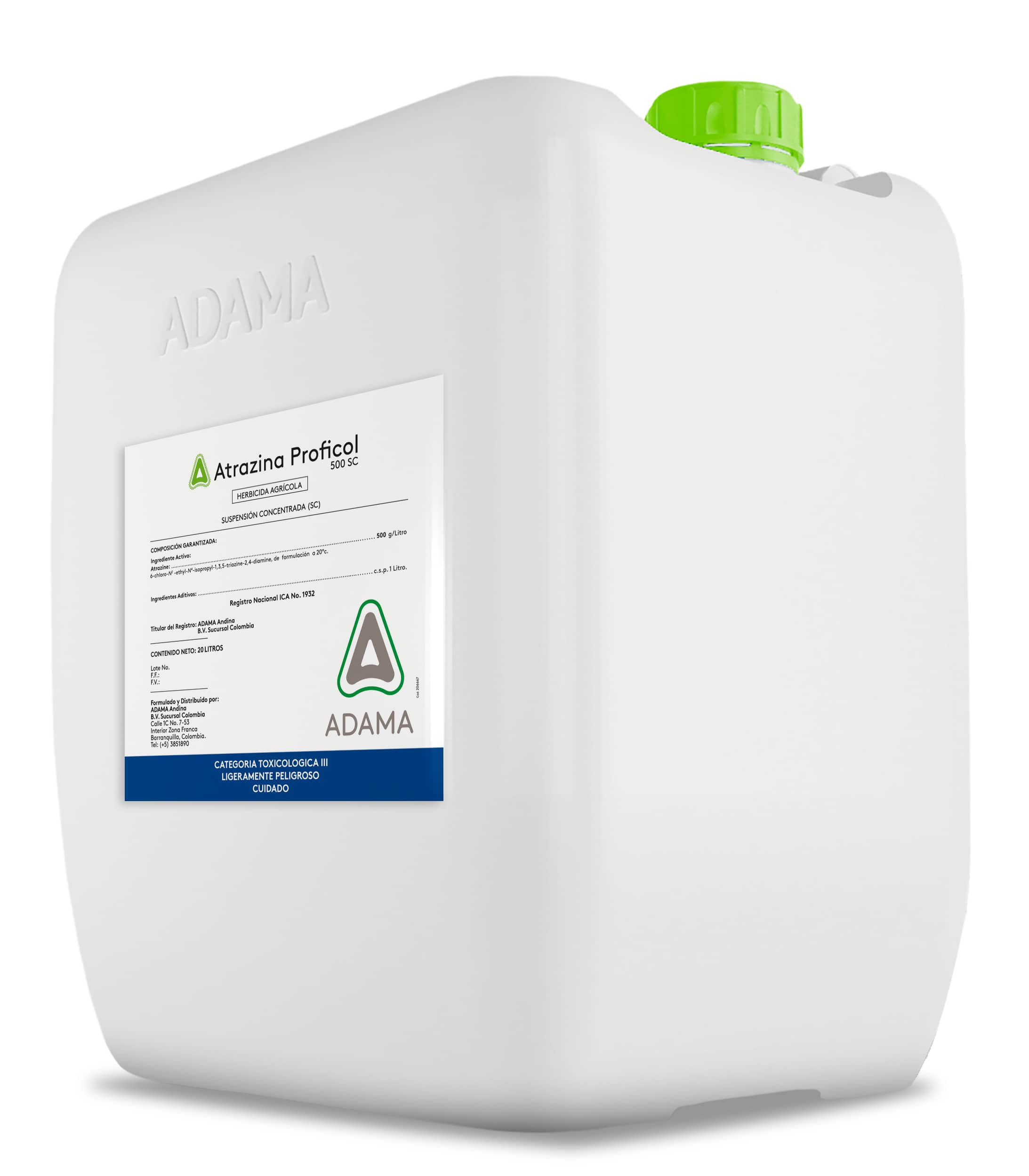 Herbicida Atrazina proficol 500 SC x 20 Lt - Adama