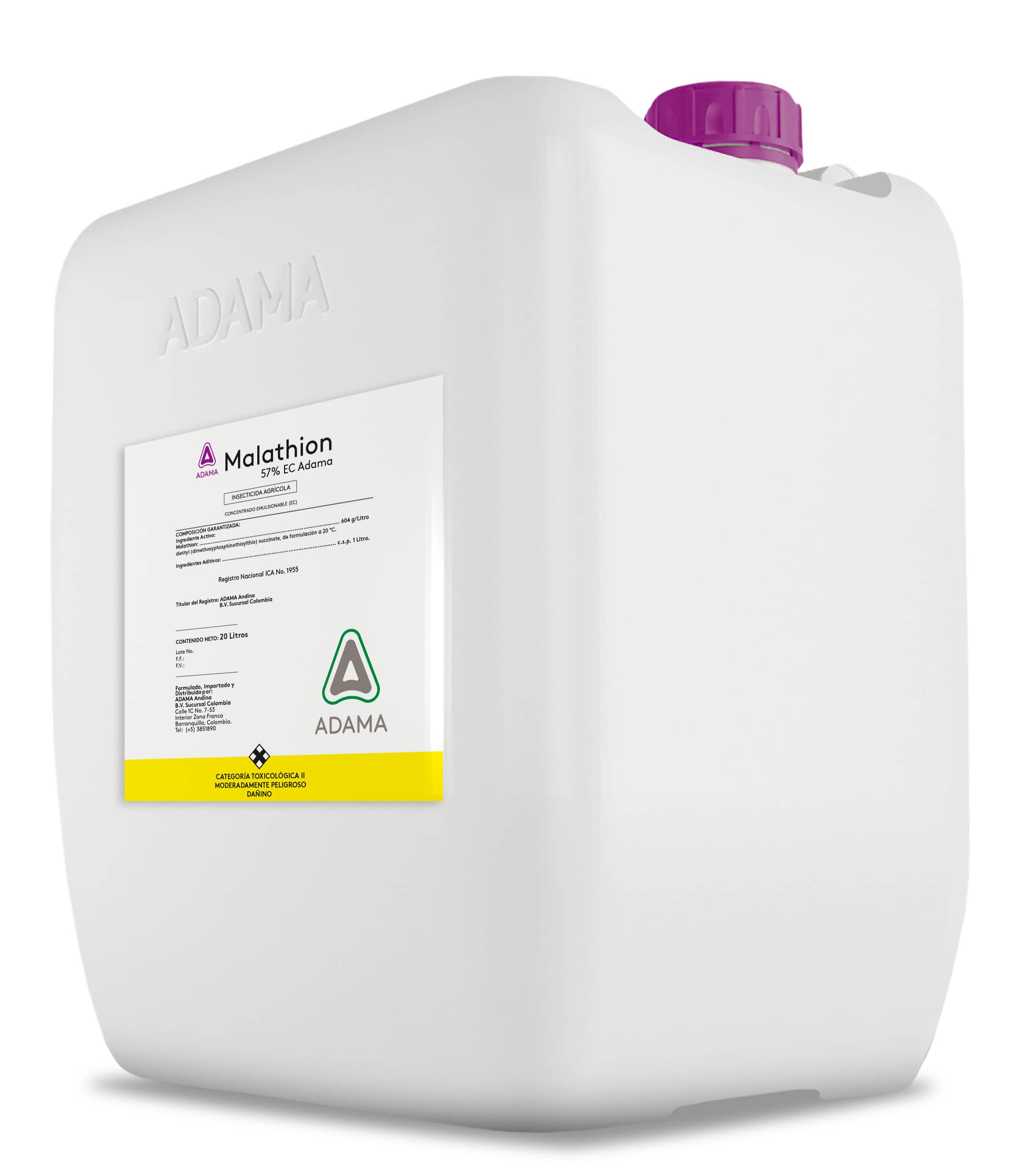 Insecticida Malathion® 57 % x 20 Lt - Adama