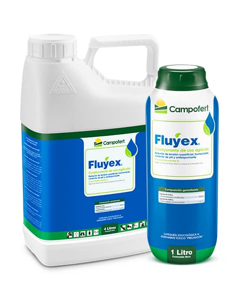 Coadyuvante Fluyex mejor adherencia y cobertura agrícola