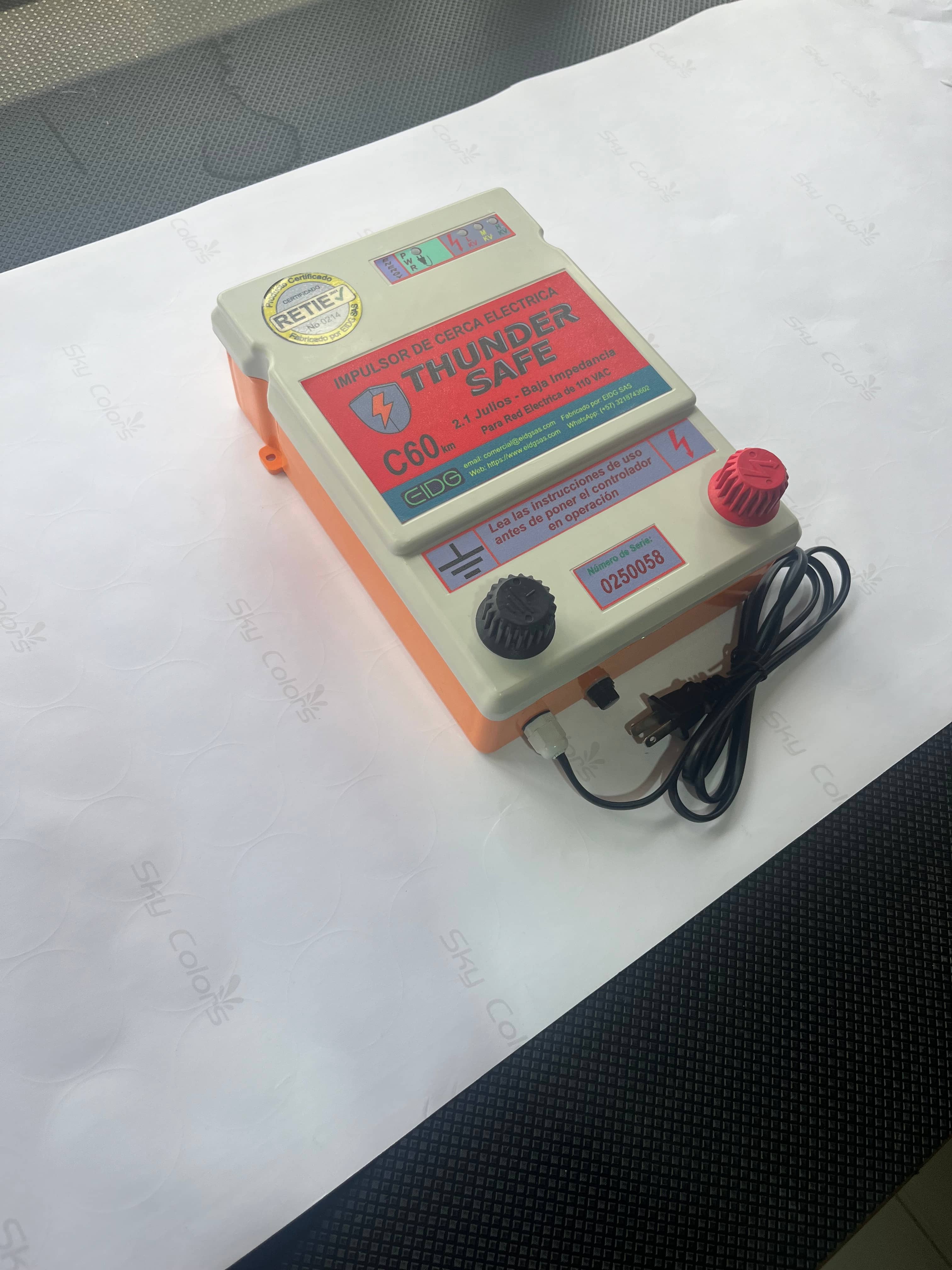 Impulsor de Cerca Eléctrica Thunder Safe C60 | 60 km