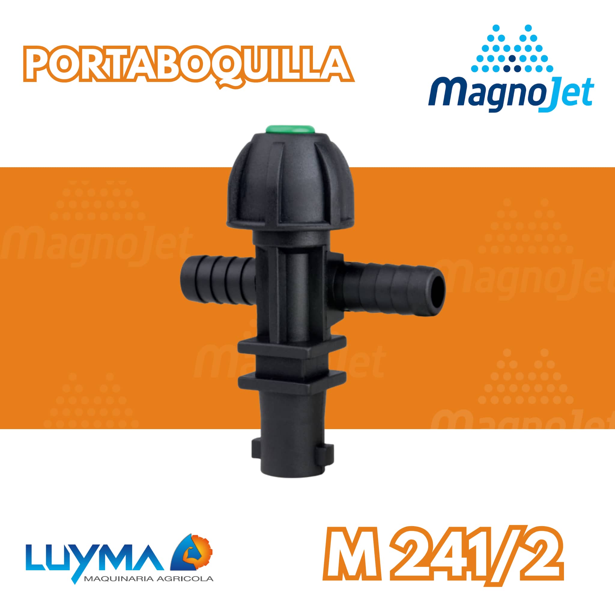 Portaboquilla “T” 3/8 Magnojet | Antigoteo