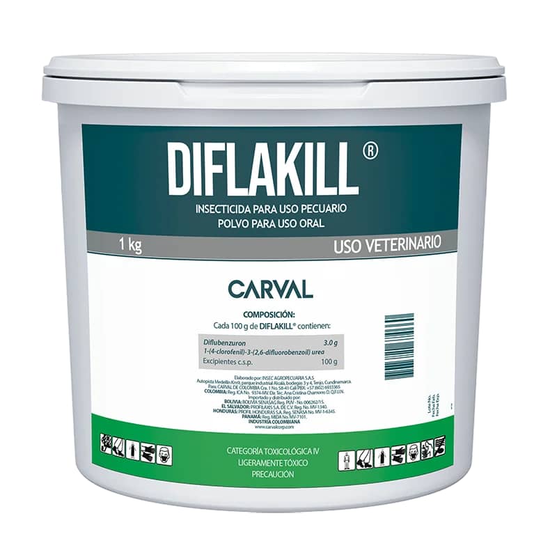 Insecticida pecuario Diflakill 1 kg para bovinos